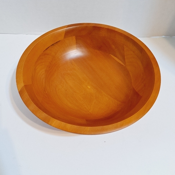Milbern Wooden Salad Bowl Serving Set 5 Pieces - Picture 2 of 6